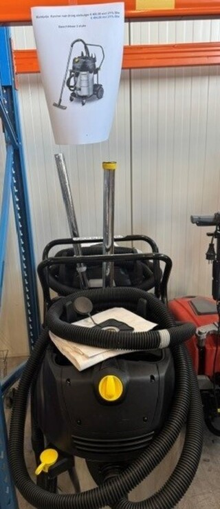 2x Industriële Stofzuiger Karcher, model NT 75/2, zwart, bouwjaar 2018